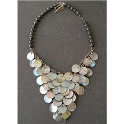 Fashionable Mother of Pearl Cascading shell and Pearl N