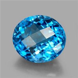 8.96ct Swiss Blue Topaz