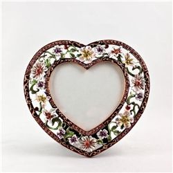 Maroon Heart Faberge Frame