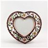 Image 1 : Maroon Heart Faberge Frame