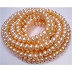 Impressive 8-9mm Natural Pink Tahitian Pearl Necklace