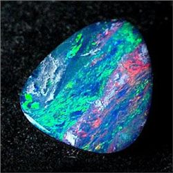 0.69Ct. Rare Natural Gem Multi Color Doublet Opal