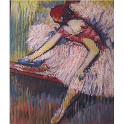 Ballarena impressionist original oil