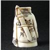 Image 2 : MWF1542T Handcarved Ox Bone Netsuke Figure