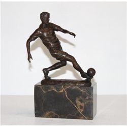 Excellent Soccer Player World Cup Bronze Sculpture Af