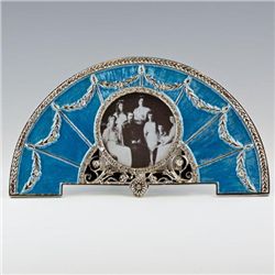 Fan Style Lacquer Faberge Frame