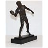 Image 2 : Tenacious Male Nude Athlete with Shotput Bronze Sculpt