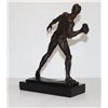 Image 3 : Tenacious Male Nude Athlete with Shotput Bronze Sculpt