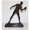 Image 4 : Tenacious Male Nude Athlete with Shotput Bronze Sculpt