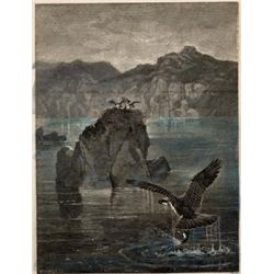 THE ISLAND SANCTUARY from a collection of rare prints