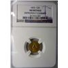 Image 1 : 1855 GOLD DOLLAR TYPE 2 NGC AU CLEANED