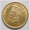 Image 1 : 1873 $1 GOLD OPEN 3 MS-62