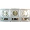 Image 2 : 3 1952 WASHINGTON-CARVER COMMEM HALVES ALL PCGS MS-64