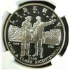 Image 2 : 2004-P LEWIS AND CLARK COMMEMORATIVE SILVER DOLLAR, NGC Pf 69 ULTRA CAMEO