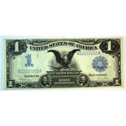 1899 US $1  silver certificate    XF