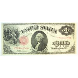 1917 $1 legal tender note VF/XF