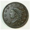 Image 1 : 1827 Large penny VF  nice color  PQ coin