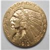Image 1 : 1913 2 1/2 Indian Gold AU58 Frosty & close to MS