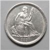 Image 1 : 1837 Seated Lib Dime Scarce 2 yr type no stars AU55/58 Lustrus