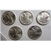 Image 1 : 5 CH/Gem BU Mercury Dimes