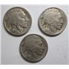 Image 1 : 3 Scarce P Mint Early Buffalo Nickels