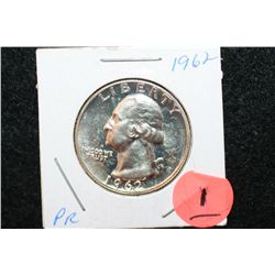 1962 Washington Quarter, Proof