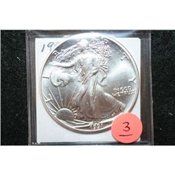 1991 Silver Eagle $1