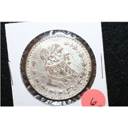 1966 Mexico Un Peso Foreign Coin