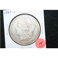 1887-O Silver Morgan $1