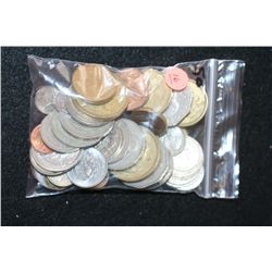 Foreign Coin, Various Dates, Conditions & Denominations, Lot of 50