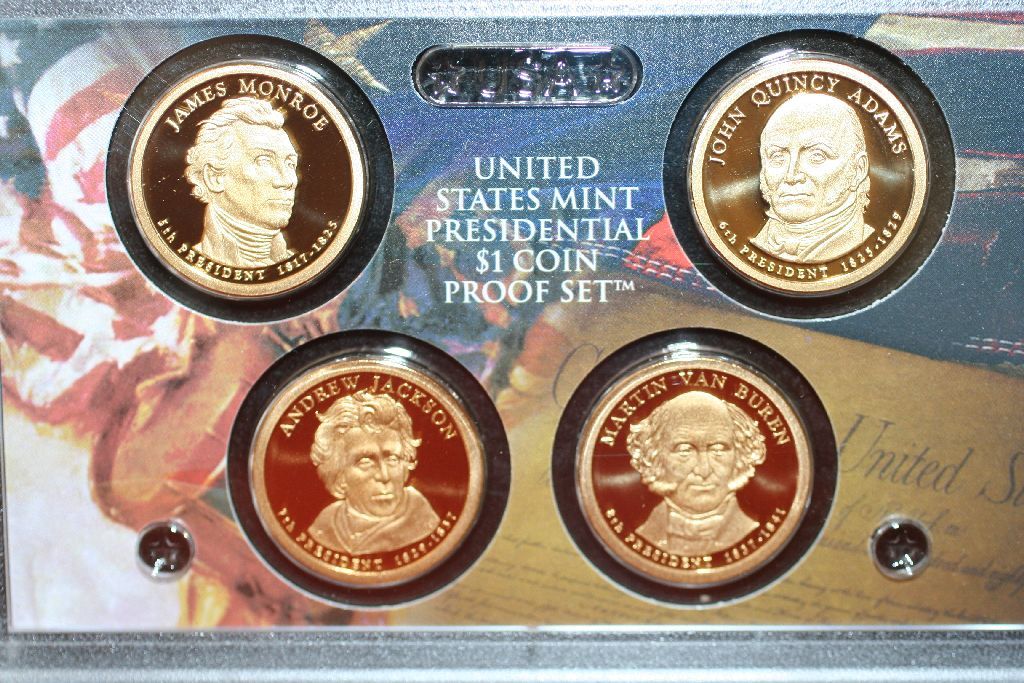 President Proof Set 2008 US Mint Presidential $1 Coin Proof Set
