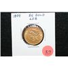Image 1 : 1899 Liberty $5 Gold Coin