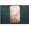 Image 1 : 2012 Copper Ingot, .999 Fine 1 Oz.
