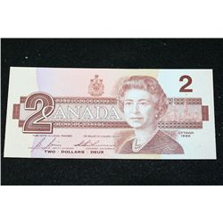 1986 Canada $2 Foreign Bank Note