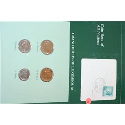 Grand Duchy of Luxembourg; Coin Sets of All Nations W/Stamp Dated 1984