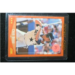1988 MLB Craig Biggio-Astros Rookie Baseball Card