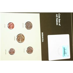 Bermuda; Coin Set of All Nations W/Stamp Dated 1992