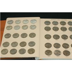 World Coin Library Kennedy Half Dollar Folder, Incomplete, 1964-2002D