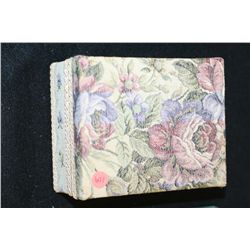 Music Box W/Flower Motif