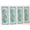 Image 2 : 2003-A US Federal Reserve Note $2, Kansas City MO Reserve, Lot of 4, Uncut