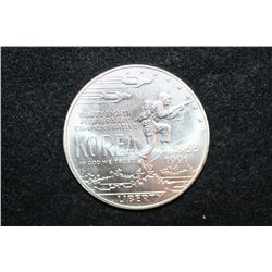 1991 "38th Anniversary Korea" US Commerative $1 Coin