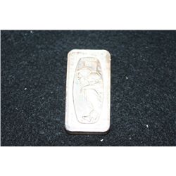 1972 Father's Day Silver Ingot, .925 Fine Silver 1,000 Grain, The Franklin Mint