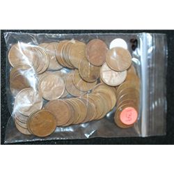 Wheat Back Penny, Various Dates & Conditions, Lot of 50
