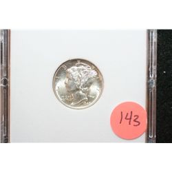 1945-D Mercury Dime, MCPCG Graded MS66