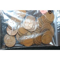 Wheat Back Penny, Various Dates & Conditions, Lot of 50