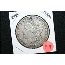 1884 Silver Morgan $1