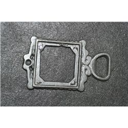 Black Trivet Shaped Bottle Opener