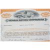 Image 1 : General Motors Corp. Stock Certificate Dated 1958