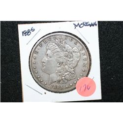 1885 Silver Morgan $1