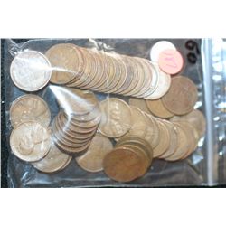 Wheat Back Penny, Various Dates & Conditions, Lot of 50